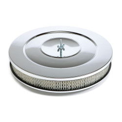 Chromowany filtr powietrza 14" niski Trans-Dapt