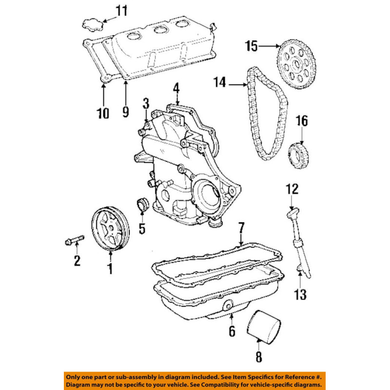 Sruba wału korbowego MOPAR 6502976