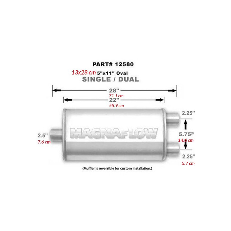 Tłumik MagnaFlow nr 12580