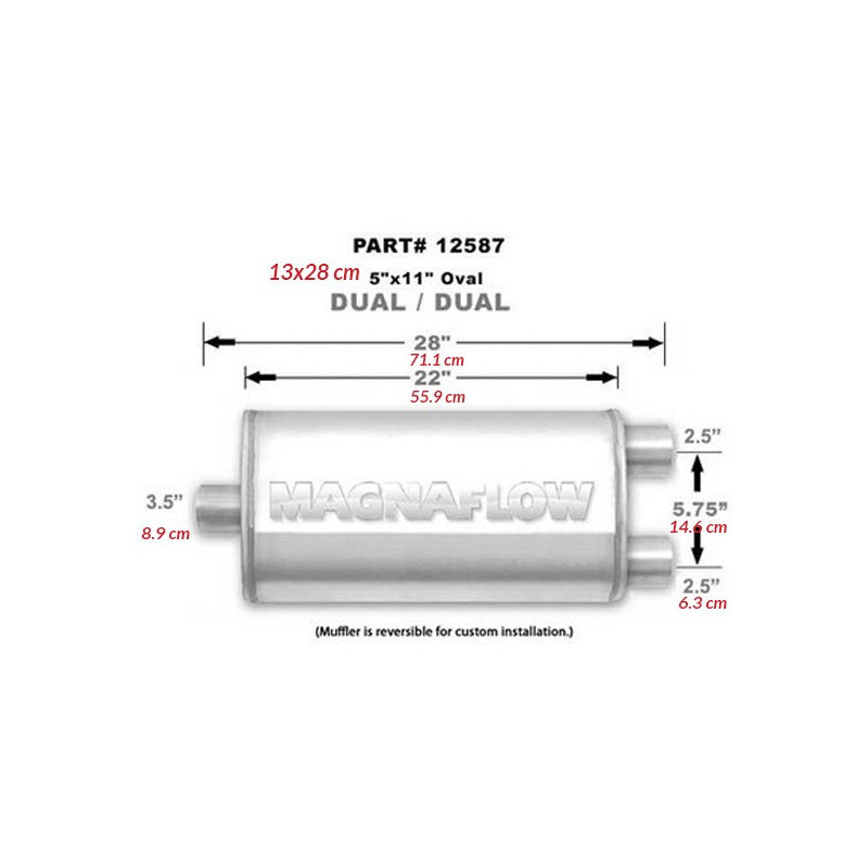 Tłumik MagnaFlow nr 12587