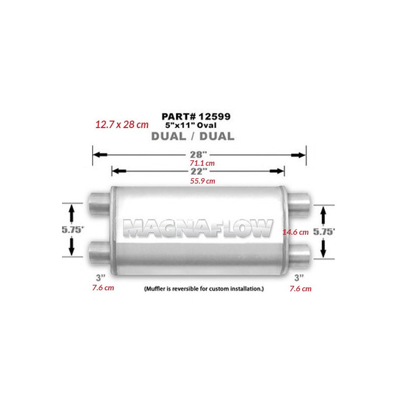Tłumik MagnaFlow nr 12599