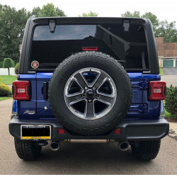 Sportowy nierdzewny tłumik Magnaflow do Jeep Wrangler JL 2018 - 2025 19385