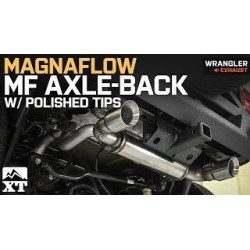 Sportowy nierdzewny tłumik Magnaflow do Jeep Wrangler JL 2018 - 2025 19385