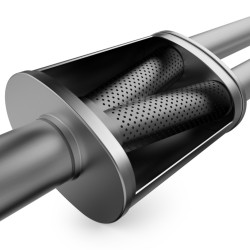 Sportowy układ wydechowy czarny Ford F-150 2021-2024 Magnaflow 19562