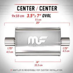 Tłumik MagnaFlow 11113 1.75" / 1.75" 44 / 44 mm