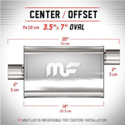 Tłumik MagnaFlow 11124 2"/2" 51mm / 51mm