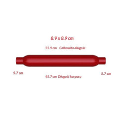 Nierdzewny Tłumik MagnaFlow  13125 2.25"/2.25" 57mm / 57mm