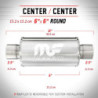 Nierdzewny Tłumik MagnaFlow  14158 2.5"/2.5" 63mm / 63mm