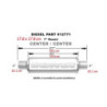 Nierdzewny Tłumik MagnaFlow  12771 4"/4" 101mm / 101mm