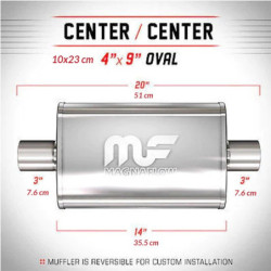 Tłumik MagnaFlow 11219 3"/ 3" 76mm / 76mm