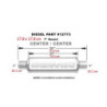 Nierdzewny Tłumik MagnaFlow  12774 4"/4" 101mm / 101mm