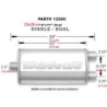 Nierdzewny Tłumik MagnaFlow 12580 2.5"/2.25" 63mm / 57mm