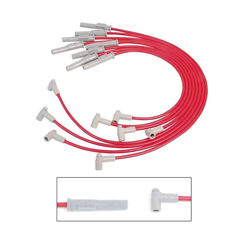 Przewody zapłonowe MSD do Chevrolet 366 - 454 HEI