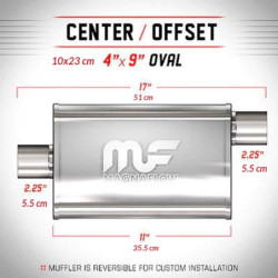 Tłumik MagnaFlow 11365 2.25" / 2.25" 57mm / 57mm