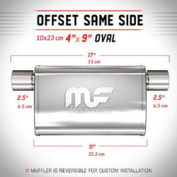 Tłumik MagnaFlow 11376 2.5" / 2.5" 63mm / 63mm