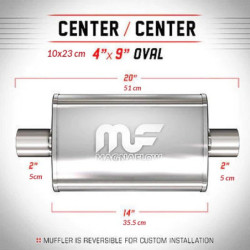 Tłumik MagnaFlow 11124 2"/2" 51mm / 51mm