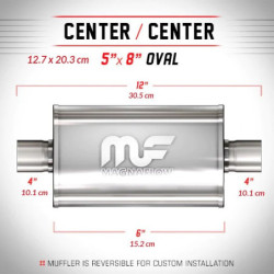 Nierdzewny Tłumik MagnaFlow  14152 4"/4" 101mm / 101mm