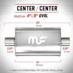 Tłumik MagnaFlow 11215 2.25" / 2.25" 57mm / 57mm