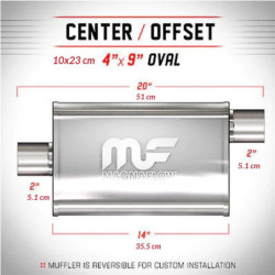 Tłumik MagnaFlow 11224 2"/2" 51mm / 51mm