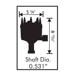 Aparat zapłonowy MSD Ford 5.0 86 - 93
