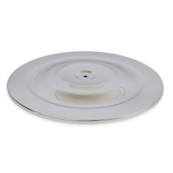 Niski filtr powietrza  chromowany  14"